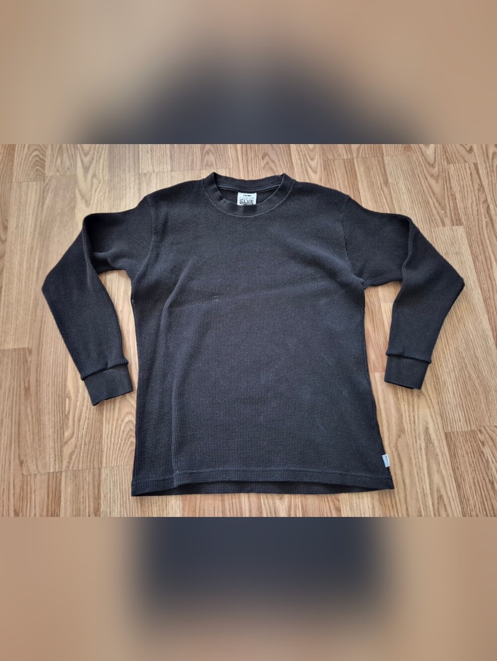 Pro Club Heavyweight Men's Black Cotton Long Sleeve Shirt